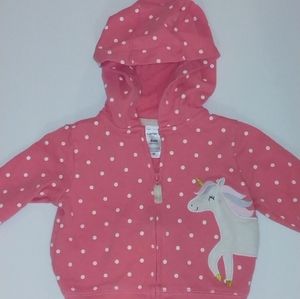 Casual, pink, polka dotted hoodie